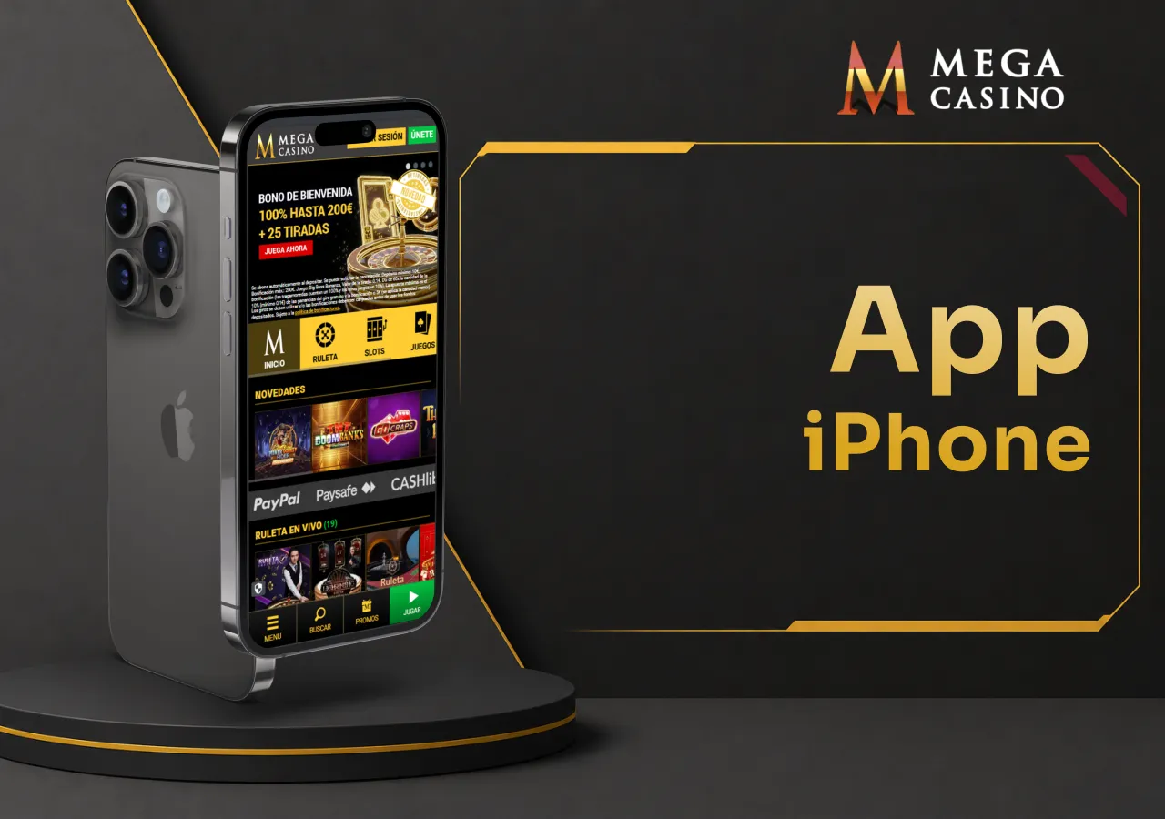 Dos teléfonos con la página principal y el logotipo de iPhone, mostrando la adaptación para iOS.